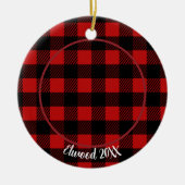 Best Cat Ever Custom Name Christmas Pet Gift セラミックオーナメント (正面)