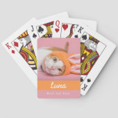 Best Cat Ever Personalized Poker Cards トランプ (裏面)