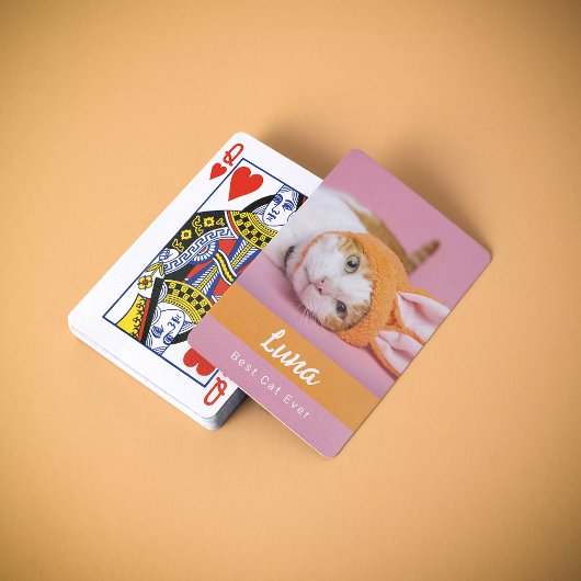 Best Cat Ever Personalized Poker Cards トランプ