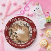 Best Cat Family Ever , Cat Photo , ペーパープレート (パーティー)