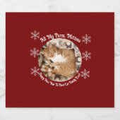  Best Cat Family  Ever , Cat Photo ,  リキュールボトルラベル (シングルラベル)