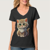 Best Cat Mom And Cat Dad Tシャツ (正面)