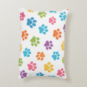 Best Cat Mom Custom Pillow with Two Photos アクセントクッション (裏面(縦))