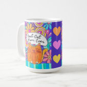 Best Cat Mom Ever Cat Lover Gift Mug コーヒーマグカップ (正面左)