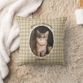 Best Cat Mom Ever Custom Funny Cute 2 Pet Photos クッション (ブランケット)