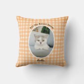 Best Cat Mom Ever Custom Funny Cute 2 Pet Photos クッション (裏面)