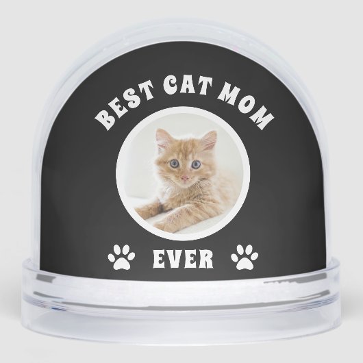 Best Cat Mom Ever Custom Photo Personalized (正面)
