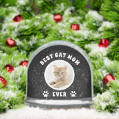 Best Cat Mom Ever Custom Photo Personalized (クリスマス)