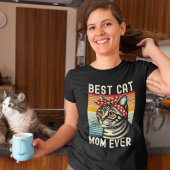 Best Cat Mom Ever - Cute Kitten Design Tシャツ