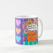 Best Cat Parents Ever Gift Mug コーヒーマグカップ (正面右)