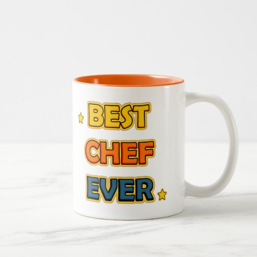 Best Chef ever ツートーンマグカップ (右)