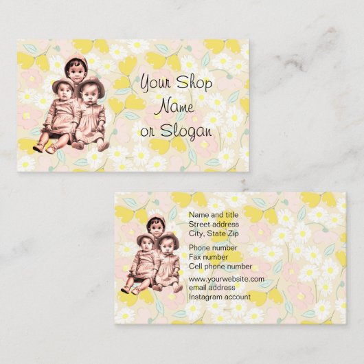 Best Child Care Business Card 名刺 (正面/裏面)
