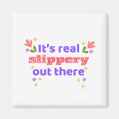 Best Chirps Hockey It's Slippery Design 2 マグネット (正面)