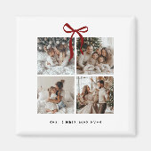 Best Christmas Ever Family Photo Collage Gift マグネット (正面)