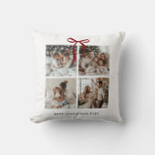 Best Christmas Ever Photo Collage | Family Gift クッション (正面)