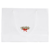 Best Christmas Mom 5-Star Review Design Editable ラージペーパーバッグ (裏面)