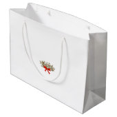 Best Christmas Mom 5-Star Review Design Editable ラージペーパーバッグ (裏面アングル)