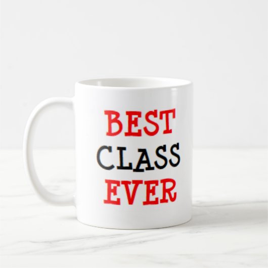 best class ever コーヒーマグカップ (左)