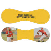 Best Coach Ever Sports Modern Photo Unique Team ソフトボール (パネル)