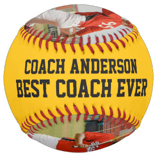 Best Coach Ever Sports Modern Photo Unique Team ソフトボール