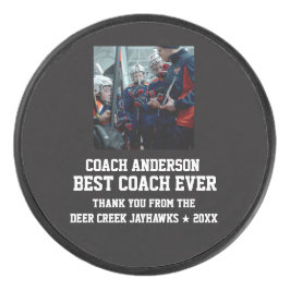 Best Coach Ever Sports Modern Thank You Unique アイスホッケーパック