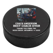 Best Coach Ever Sports Modern Thank You Unique アイスホッケーパック (3/4)