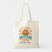 Best Cockapoo Parent Ever Tote Bag - Personalised トートバッグ (裏面)