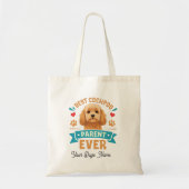 Best Cockapoo Parent Ever Tote Bag - Personalised トートバッグ (正面)