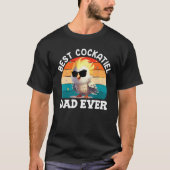 Best Cockatiel Dad Bird Parakeet Dad Cockatiels Tシャツ (正面)