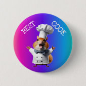 Best Cook chef cooking chief 缶バッジ (正面)