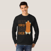 Best Corgi Dad Ever 1169 Tシャツ (正面フル)