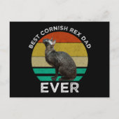 Best Cornish Rex Dad Ever ポストカード (正面)