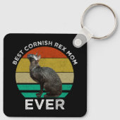 Best Cornish Rex Mom Ever キーホルダー (裏面)