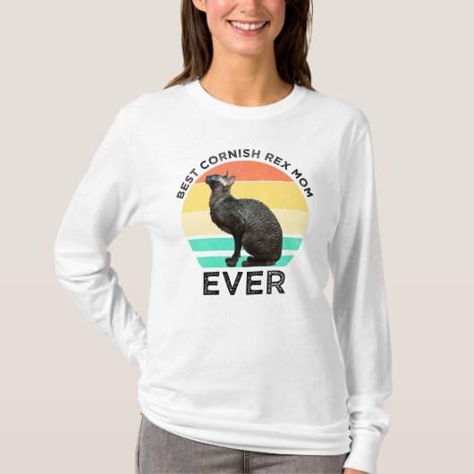 Best Cornish Rex Mom Ever Tシャツ (正面)