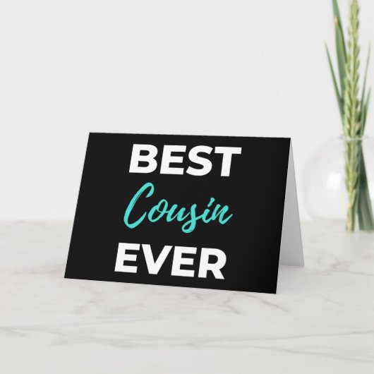 Best Cousin Ever カード (正面)