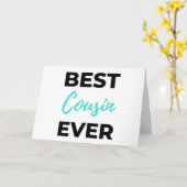 Best Cousin Ever 2 カード (黄色い花)