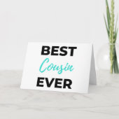 Best Cousin Ever 2 カード (正面)