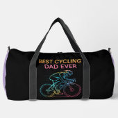 Best Cycling Dad Ever ダッフルバッグ (正面)