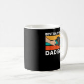 Best Dachshund Dad Ever T-Shirt コーヒーマグカップ (正面右)
