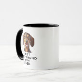 Best Dachshund Mom Ever Custom Photo マグカップ (正面左)