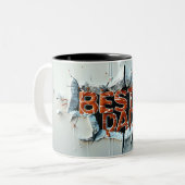 Best dad ツートーンマグカップ (正面左)