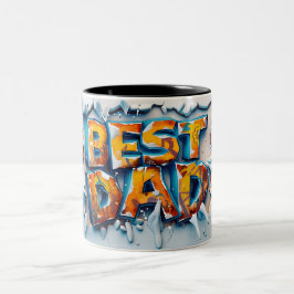 Best dad ツートーンマグカップ