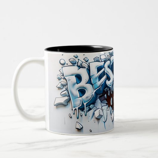 Best dad ツートーンマグカップ (左)