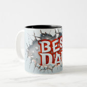 Best dad ツートーンマグカップ (正面左)