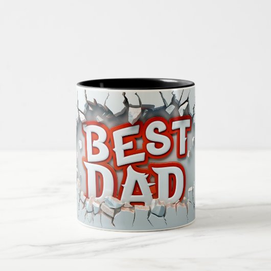 Best dad ツートーンマグカップ (中央)