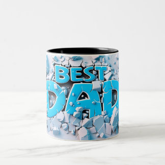 Best dad ツートーンマグカップ