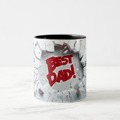 Best dad ツートーンマグカップ (中央)