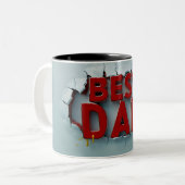 Best dad ツートーンマグカップ (正面左)