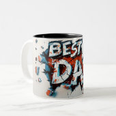 Best dad ツートーンマグカップ (正面左)