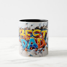 Best dad ツートーンマグカップ